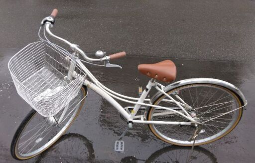 【売約済み】27インチ  中古 自転車 11,800円 3段切替 鍵新品 オートライト付 新規防犯登録料コミ 360