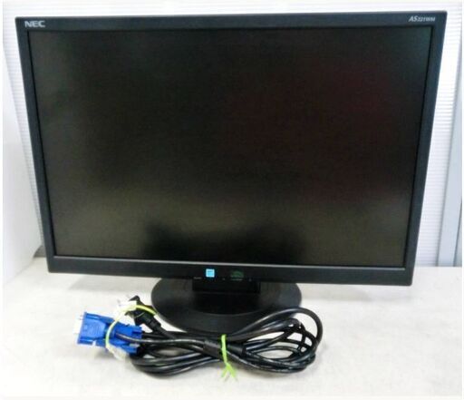 ⑥NEC　液晶モニター　LCD-AS221WM　動作良好　22型　ワイド　液晶ディスプレイ　PCモニター　22インチ　ブラック