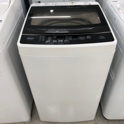 安心の6ヶ月保証付き！AQUA全自動洗濯機2019年製5.0kg【トレファク堺福田店】