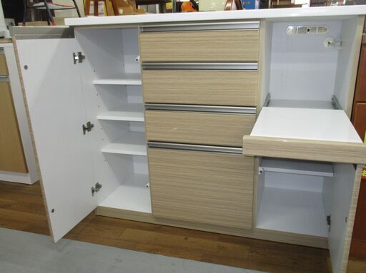 三幸ジャパン　キッチンカウンター1200 三幸ジャパン キッチンカウンター カウンター 食器棚