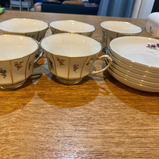 更に値下げ！フェルステンベルグ☆カップ＆ソーサーケーキ皿 5つずつ