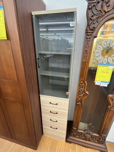 ☆ジモティー割引有☆　ｶﾞﾗｽ整理棚