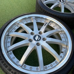 19インチ　WORK タイヤ　ホイール　アルミ