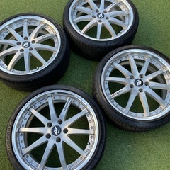 19インチ　WORK タイヤ　ホイール　アルミ