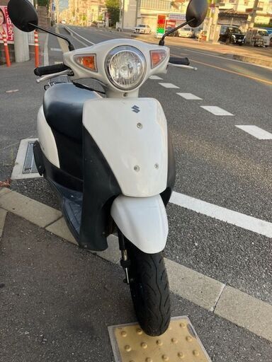 実働原付　　現行　新型レッツ　CA4AA　ホワイト　33205KM