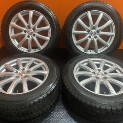 DUNLOP SJ8 225/60R18】スタッドレス【Weds JOKER 18インチ 7.5 