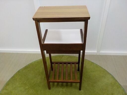 カリモク 台 karimoku オールドカリモク FAX台 サイドシェルフ