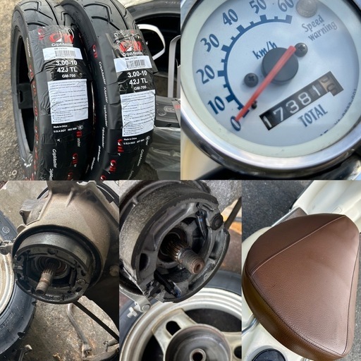 ⭐️ビーノ快速2スト.60km/h出ますよ⭐️前後タイヤ・シートなど新品交換⭐️キャブオーバーホールで快調⭐️50cc原付スクーター⭐️ ⭐️ビーノ快速2スト.60km/h出ますよ⭐️前後タイヤ・シートなど新品