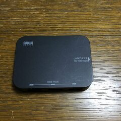 有線LANアダプタ-内蔵3ポートUSB2.0ハブ USB-HLA...