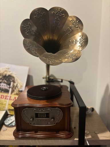 おしゃれでレトロな蓄音機