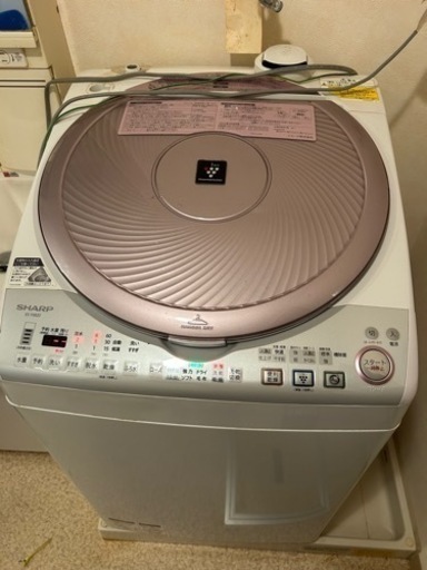 シャープ8kgプラズマクラスター全自動洗濯乾燥機