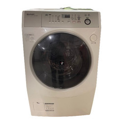 SHARP ドラム式洗濯乾燥機 ES-V540-NL 50/60 Hz共用　9.0kg 69L プラズマクラスター 