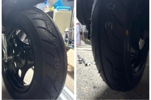 原付 レッツ4 タイヤ前後新品 オイル交換 点検済み 低燃費の