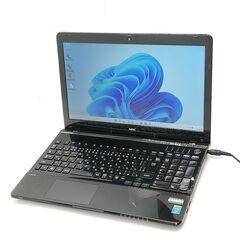 激安 即使用可 Windows11済 15.6型 ブラック ノートパソコン NEC PC-LS350NSB 中古良品 第4世代Core i3 8GB BD Bluetooth Webカメラ Office 激安 即使用可 Windows11済 15.6型 ブラック ノートパソコン NEC PC