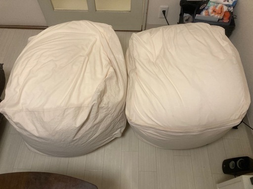 無印良品　人をダメにするクッション2個セット