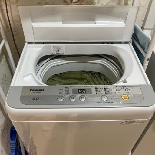 【引き取り決定】洗濯機　2018年製　パナソニック　NA-F50B11
