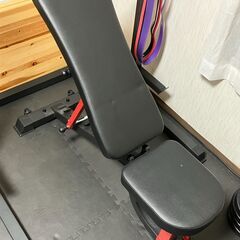 【終了】可変式ダンベル(40.5kg×2個)とトレーニングベンチのセット