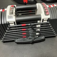 【終了】可変式ダンベル(40.5kg×2個)とトレーニングベンチのセット