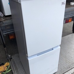 NO 386  🌈福岡市内配送設置無料✨🌈　シャープ SHARP 冷蔵庫 一人暮らし 2022年製 2ドア 152L ホワイト ファン式 両方開き SJ-15E9-W 奥行60cm以下
