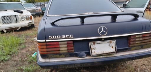 メルセデス―ベンツ126-500SECリサイクル-レストアーベース書類あり