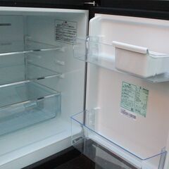 HISENSE ミラーブラック 冷凍冷蔵庫 HR-G13C-BR 幅48.1cm /135L /2ドア /右開きタイプ /2022年 Used・美品