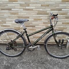 中古自転車 9段変速 465MM クロスバイク軽整備済み 防犯登録対応 町田