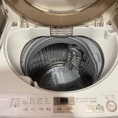 2017年製 SHARP 7kg 自動洗濯機【ES-GE7A】