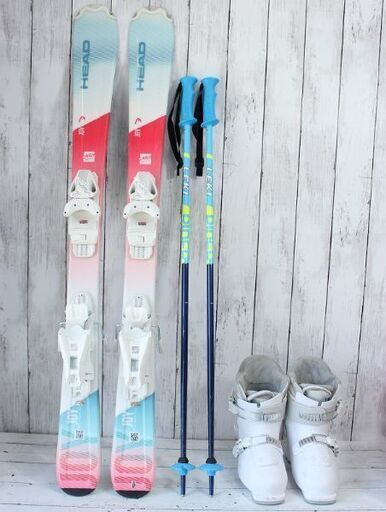 カービングスキー板148セットビンディングストックキッズ子供ジュニア