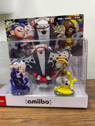 【未使用】amiibo すりみ連合セット フウカ/ウツホ/マンタロー