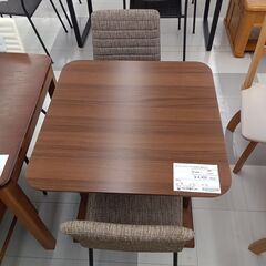 ☆ジモティ割あり☆ ダイニングセット ナチュラルブラウン H75×D70 