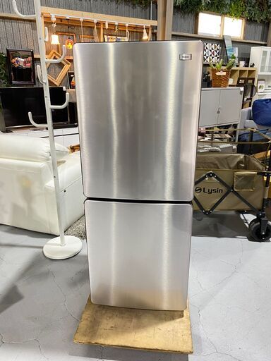 ★Haier★ ハイアール 2D冷蔵庫 JR-XP2NF148F 2021年 148L シルバー 右開き 耐熱天板 コンパクト 一人暮らし