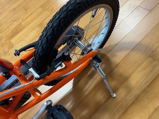 【幼児用】整備済 ルイガノ j16 16型 中古 幼児用自転車 身長105cm程度から小学生以下まで オレンジ色  \u003c自転車のオオムラ 静岡店\u003e