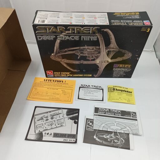 超レア品！　スタートレック　ディープスペースナイン　発光モデル