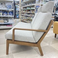 2人掛けソファー　karimoku  WU45　ﾎﾜｲﾄ