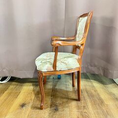 家具 生活家具 一人掛けアンティークチェア ﾍﾞｰｼﾞｭ