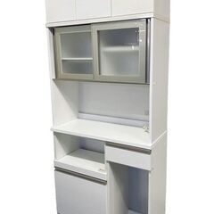 NITORI/ニトリ キッチンボード リガーレ 幅100 上置き収納付 ソフト