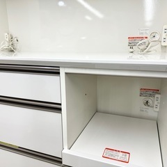 ⭐️ジモティー限定価格‼️⭐️【食器棚 幅170】綾野製作所　キッチンボード　ソフトクローズ　ワイドオープン　引き出し　棚　白　ホワイト　朝霞市リサイクルショップ　ケイラック朝霞田島店　GM148