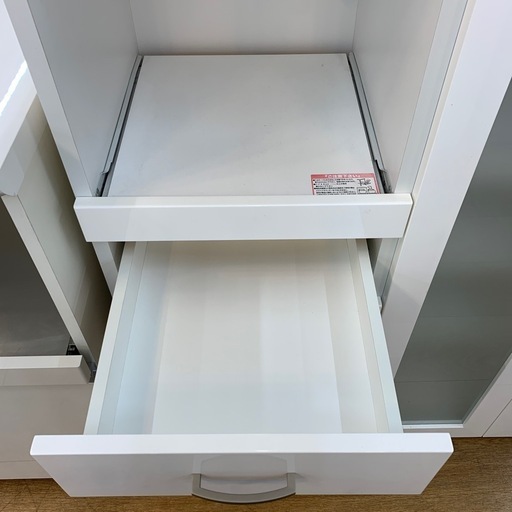 レンジ台 ニトリ ガラス扉付 ホワイト ニトリ ホワイト食器棚 ガラス扉