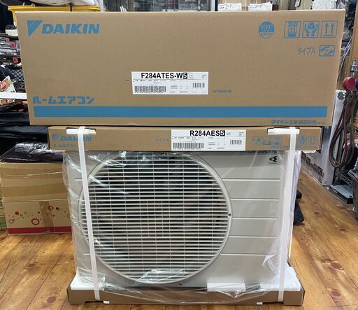 T☆新品・未開封 ダイキン 10畳用ルームエアコン S284ATES-W 2024年モデル