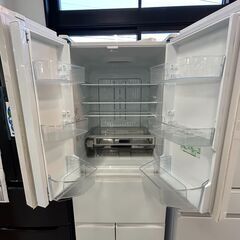 ジ193】TOSHIBA 東芝 自動製氷 6ドア冷蔵庫 観音開き 462ℓ 2018年製 GR 