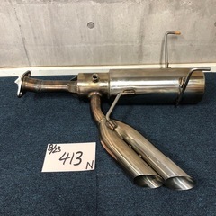 【に.ec】北海道旭川市発直接引渡し限定品　ハイゼットトラック 500系　マフラー サイド出し 当時物 オーダー品 使用頻度20㎞前後 ステンレス 軽トラ デコトラ 60π HIJET