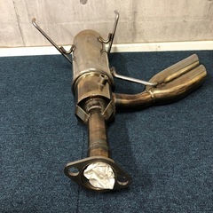 【に.ec】北海道旭川市発直接引渡し限定品　ハイゼットトラック 500系　マフラー サイド出し 当時物 オーダー品 使用頻度20㎞前後 ステンレス 軽トラ デコトラ 60π HIJET