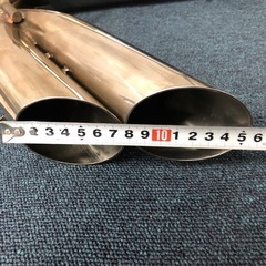 【に.ec】北海道旭川市発直接引渡し限定品　ハイゼットトラック 500系　マフラー サイド出し 当時物 オーダー品 使用頻度20㎞前後 ステンレス 軽トラ デコトラ 60π HIJET