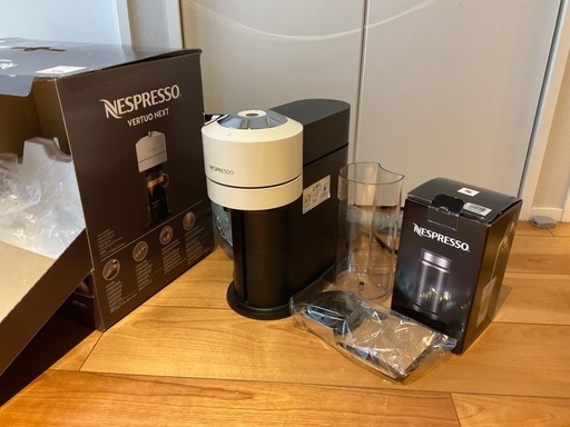 【美品】Nespresso ヴァーチュオ ネクストGDV1-WH   ＋エアロチーノ3