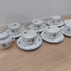 Noritake クラフト―ン コーヒーカップ＆ソーサー６客＆シ...