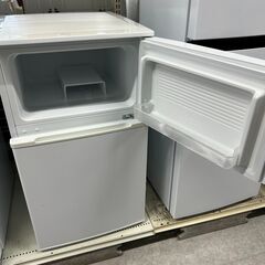 ジ199】Yanada select ヤマダ 2ドア冷蔵庫 90ℓ 2019年製 YRZ-CO9G1 保証6