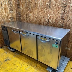 C(6611)ホシザキ 業務用 テーブル形 台下冷蔵庫 RT-180MNCG 2023年製