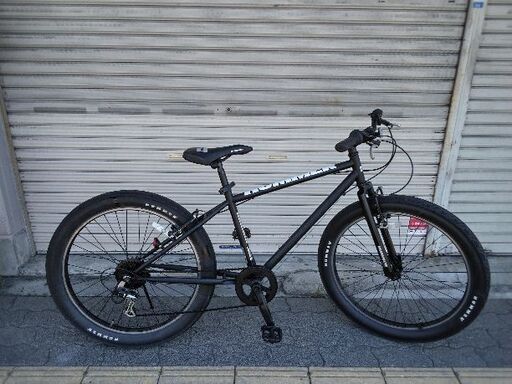 美品☆HUMMER[ハマー]26吋 FAT BIKE(ファットバイク) 外装6段/ブラック