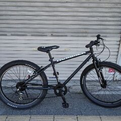 美品☆HUMMER[ハマー]26吋 FAT BIKE(ファットバイク) 外装6段/ブラック