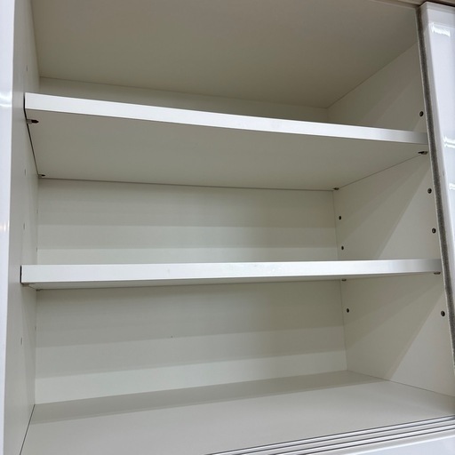 松田家具 食器棚 ホワイト系（松田家具 ラルゴレンジ台 赤 MOISS